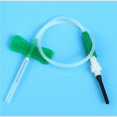 21G kraujo paėmimo drugelio adata