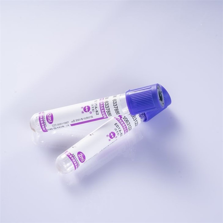 Disposable Serum Blood Collection Tube Purple EDTA K2 K3 Tube